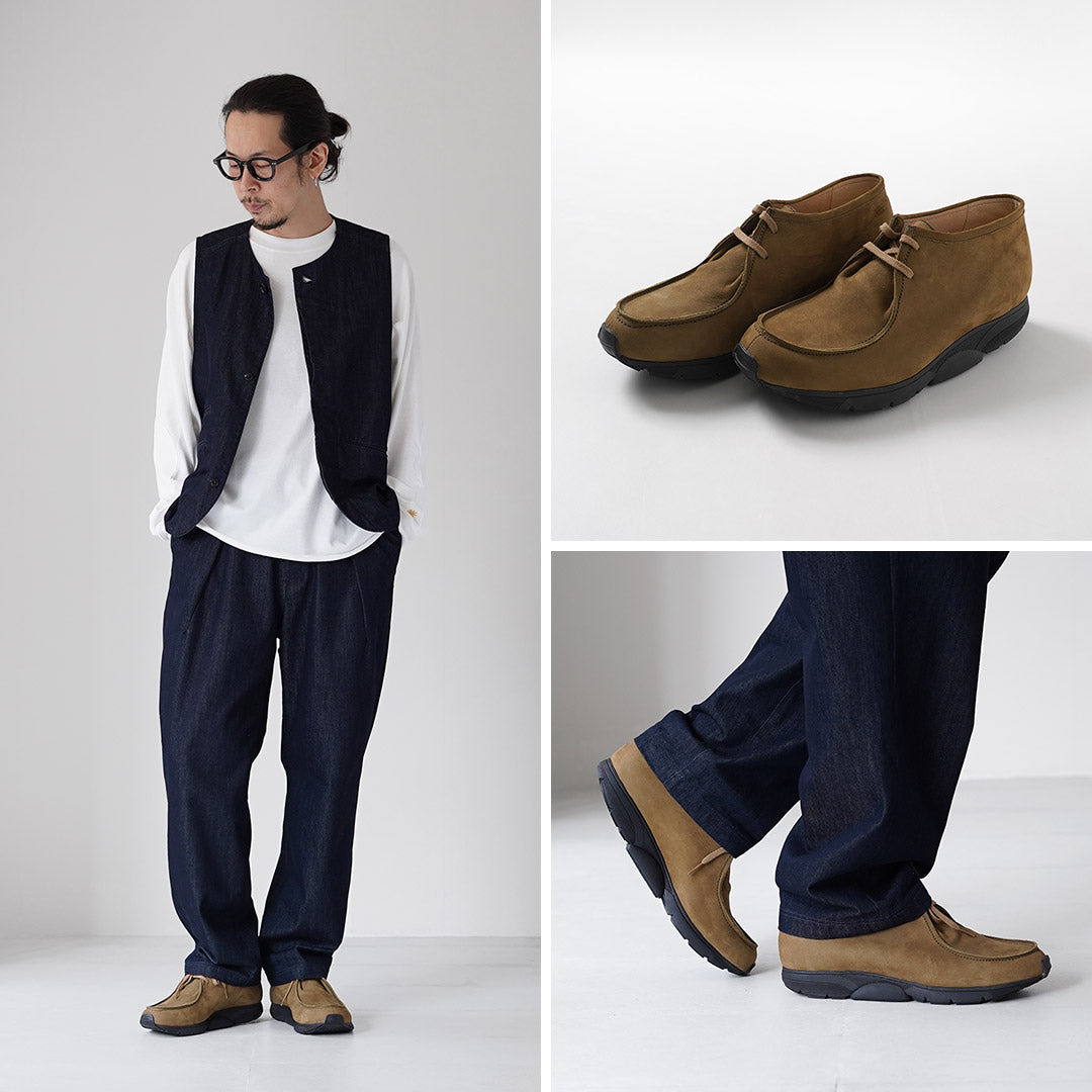 MIDFOOT / 왈라비 슈즈 누벅 가죽