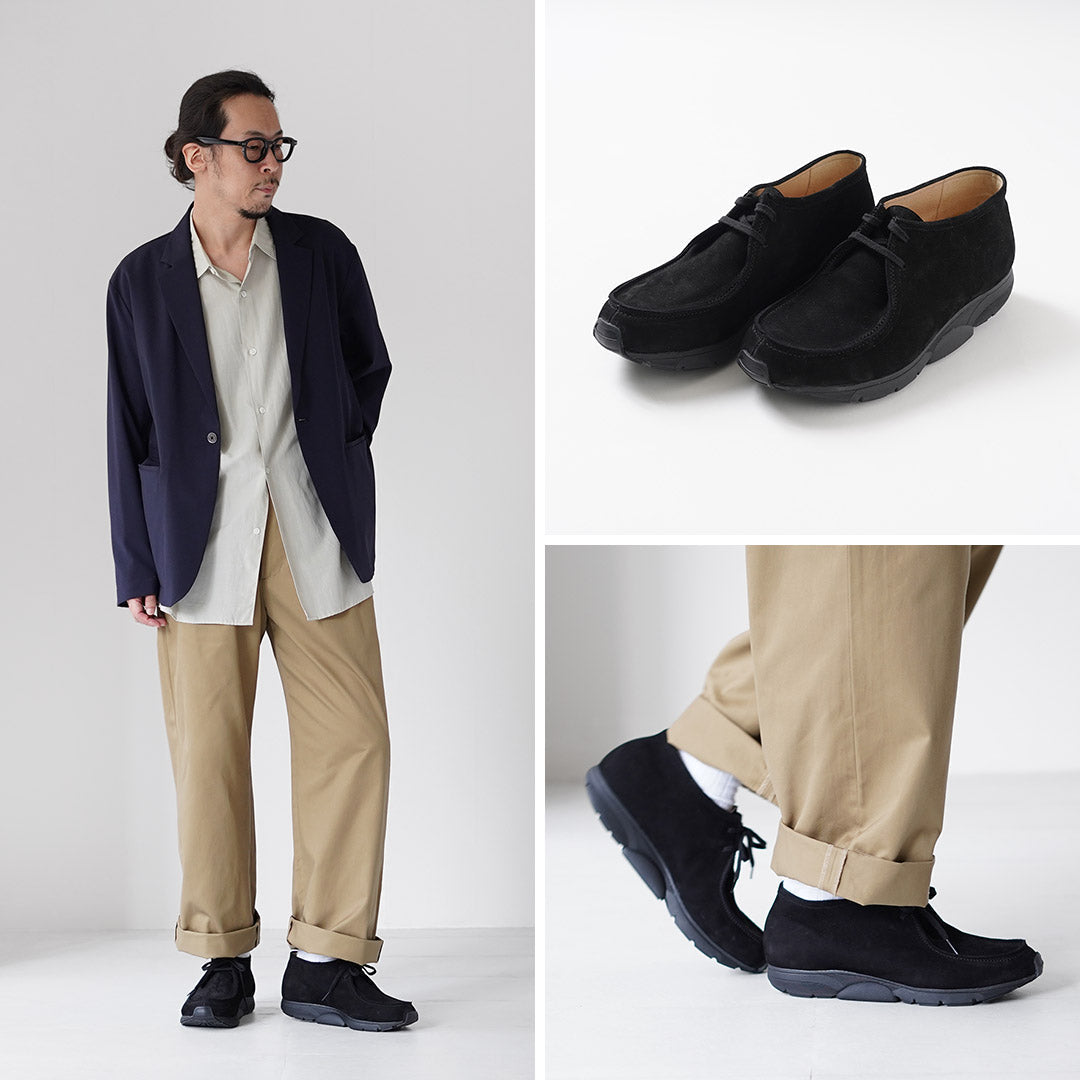 MIDFOOT / 왈라비 슈즈 누벅 가죽