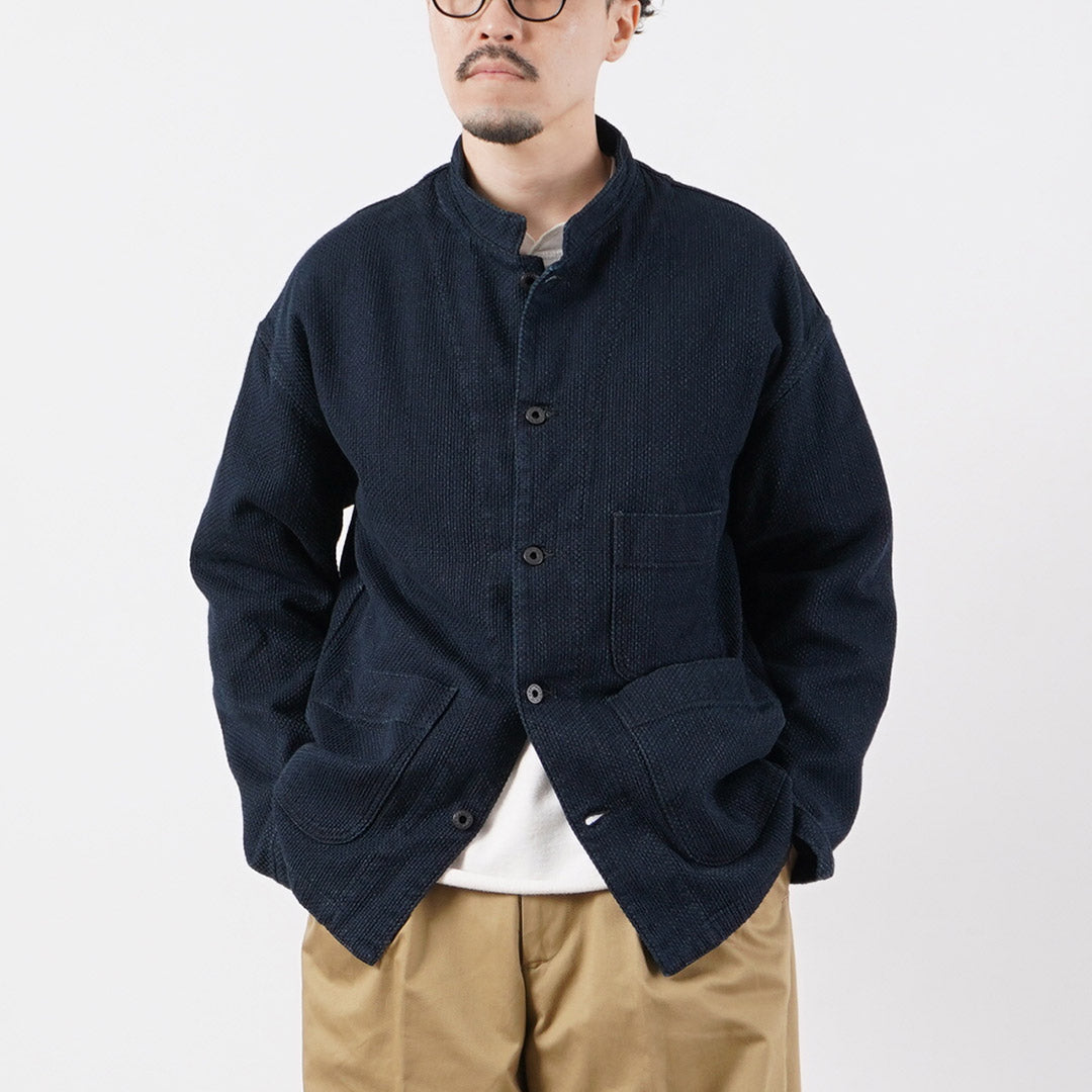 FOB FACTORY / F2468 Indigo Sashiko Jacket