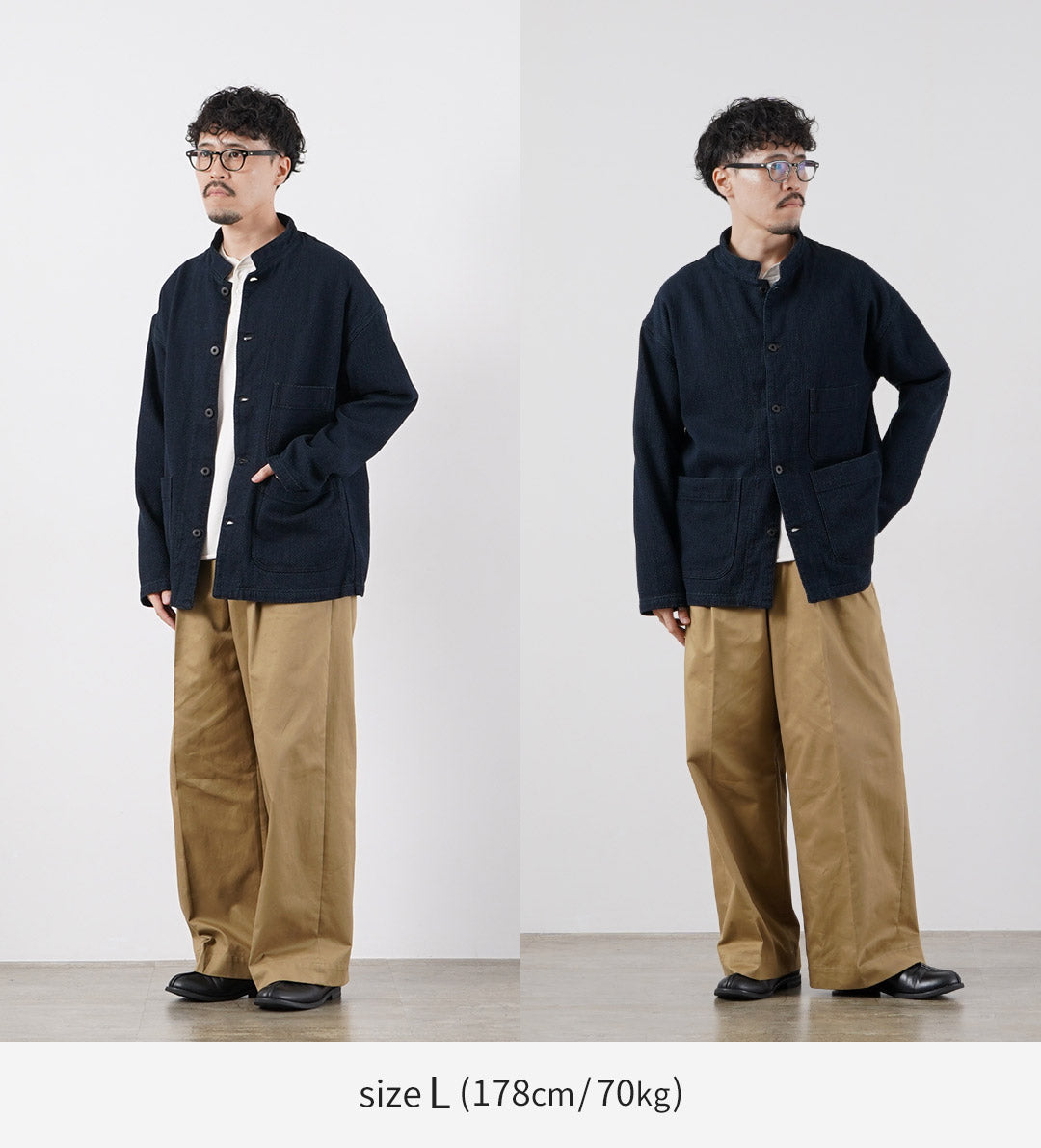 FOB FACTORY / F2468 Indigo Sashiko Jacket