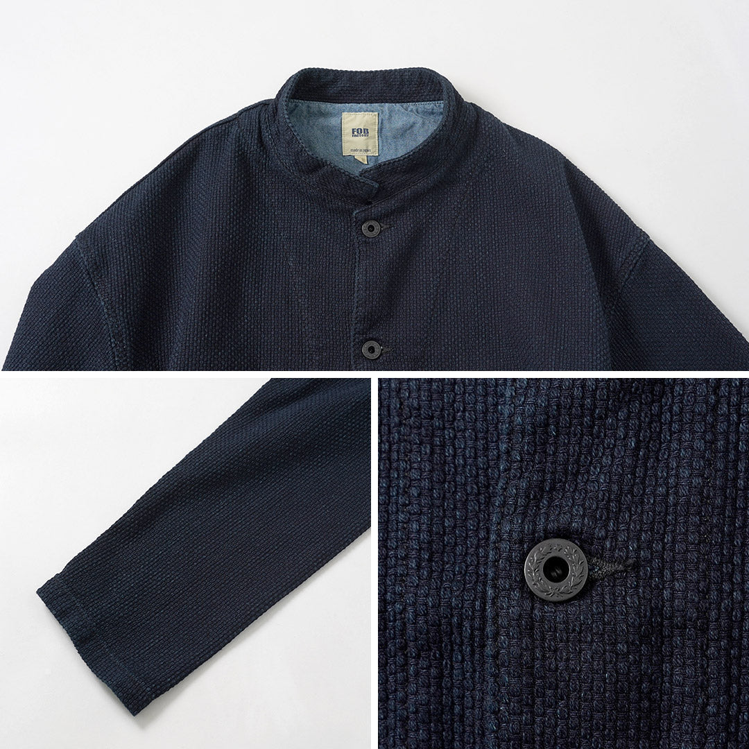 FOB FACTORY / F2468 Indigo Sashiko Jacket