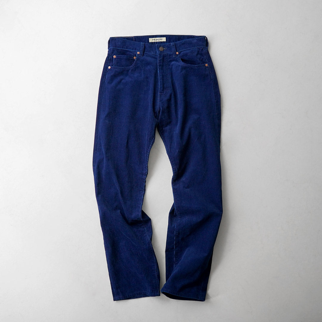 FOB FACTORY / F1154 인디고 코듀로이 5포켓 팬츠