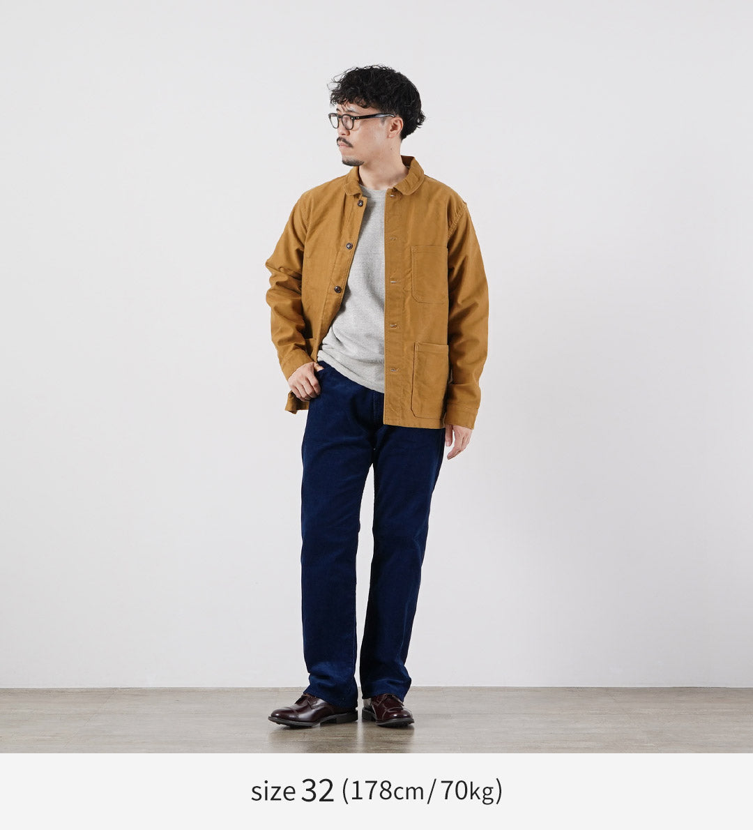 FOB FACTORY / F1154 인디고 코듀로이 5포켓 팬츠