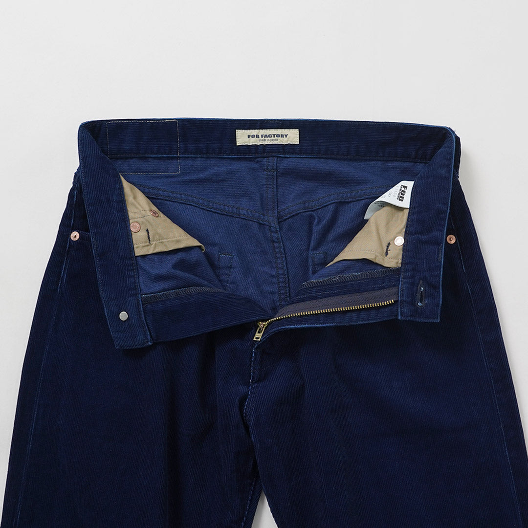 FOB FACTORY / F1154 인디고 코듀로이 5포켓 팬츠