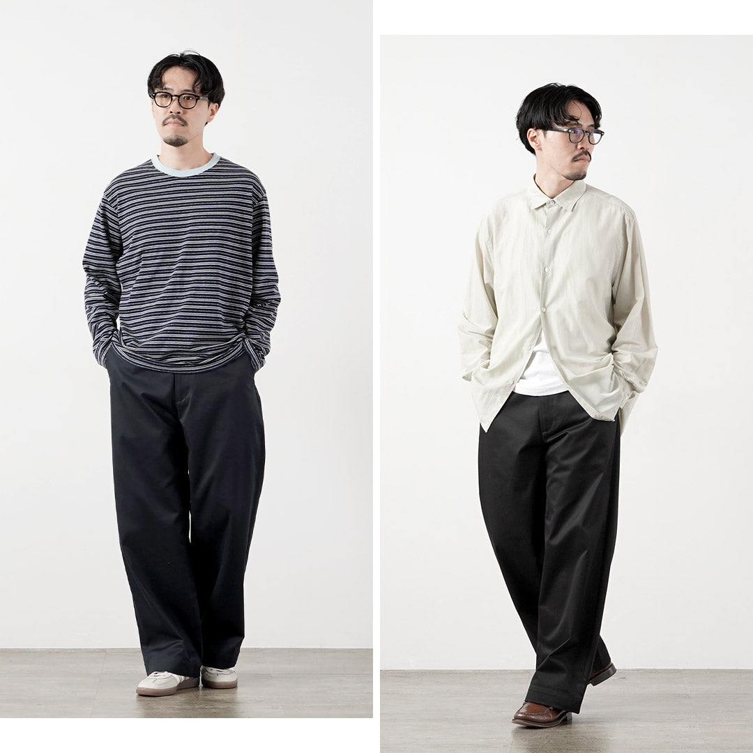 UNIVERSAL PRODUCTS. / Flat Front Chino Trousers