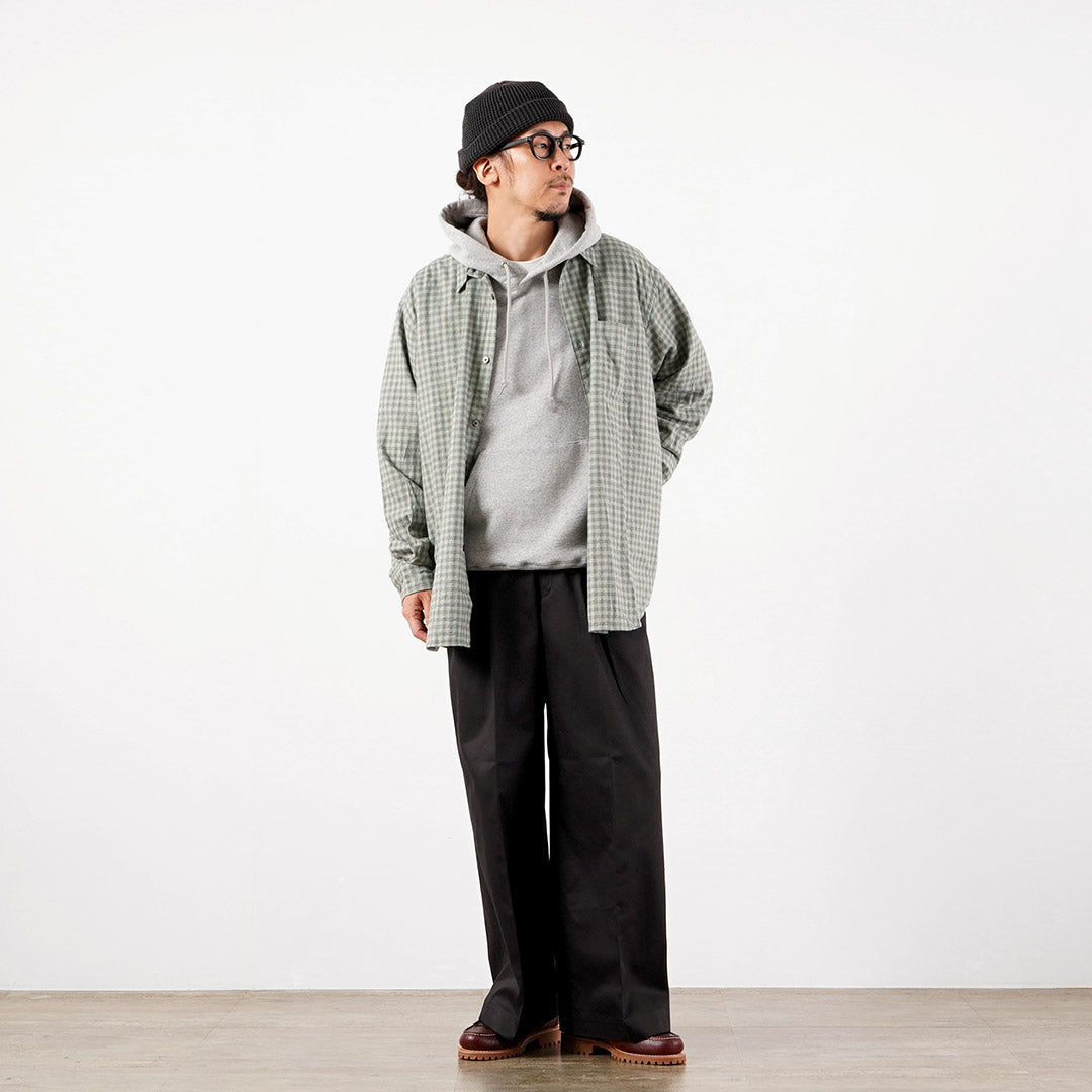 UNIVERSAL PRODUCTS. / 2-Tuck Wide Chino Trousers