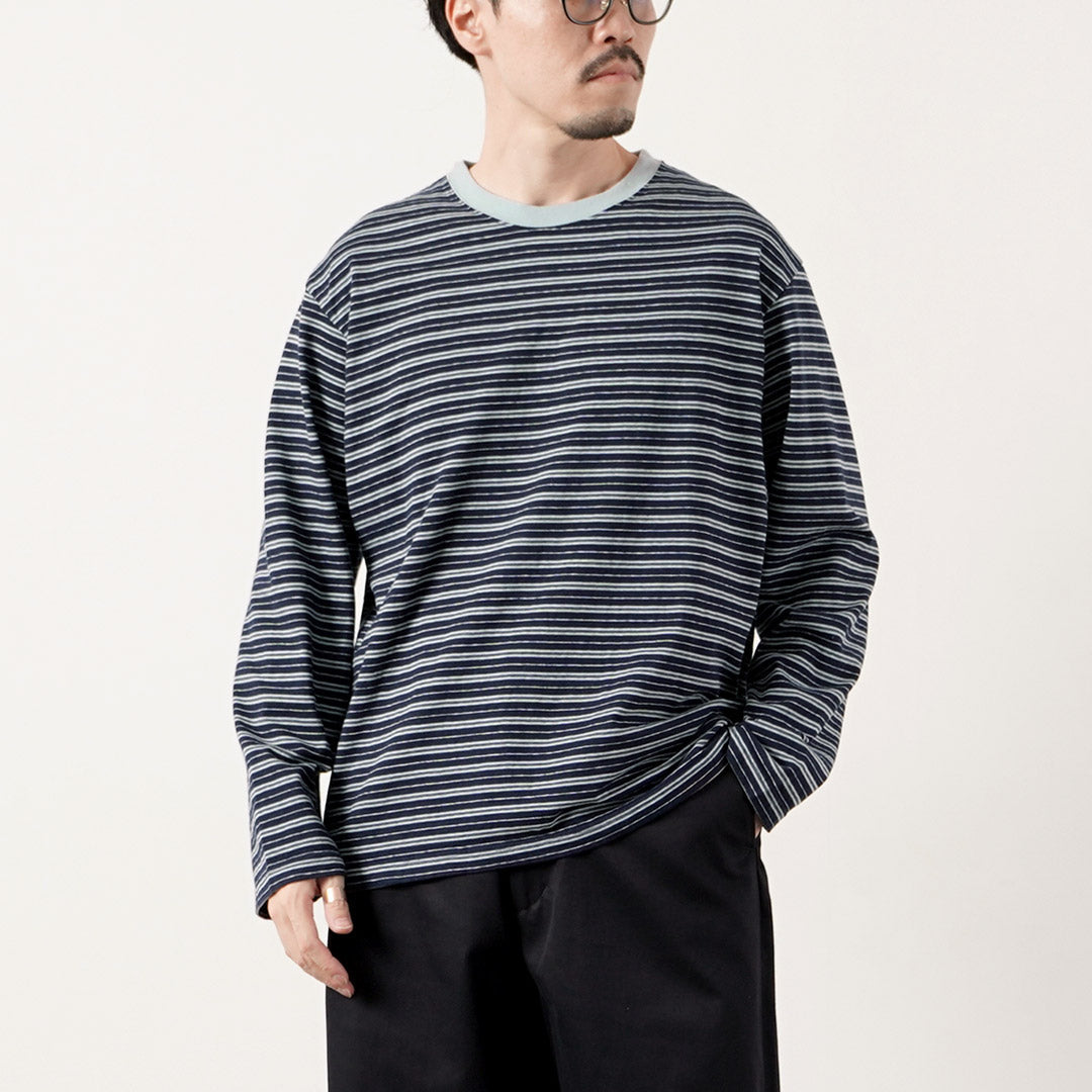 UNIVERSAL PRODUCTS. / Original Striped Long Sleeve T-Shirt
