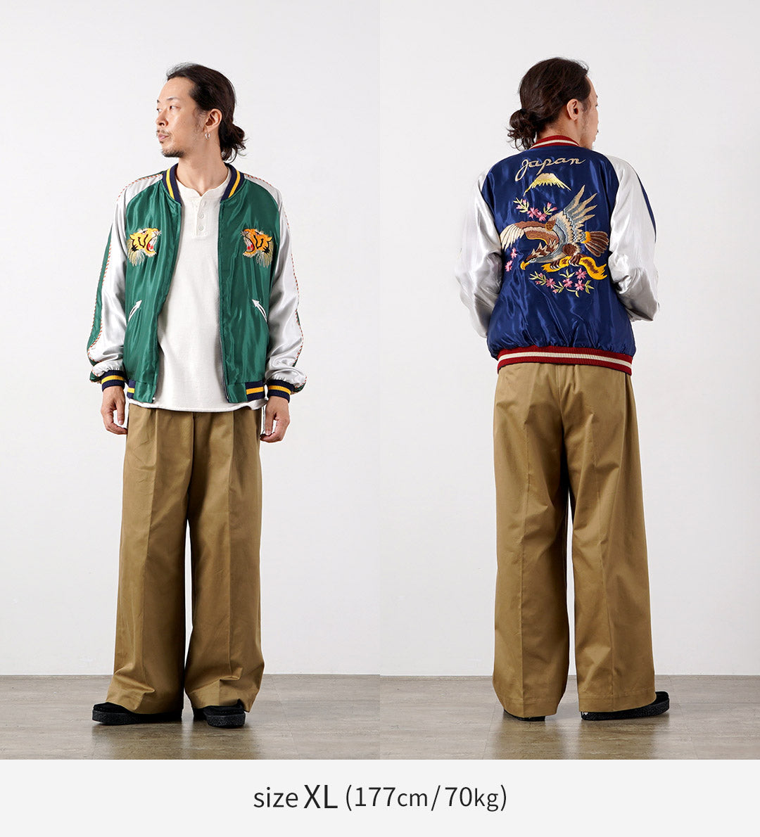 TAILOR TOYO / 아세테이트 기념품 재킷 / Tailor Toyo 리버시블