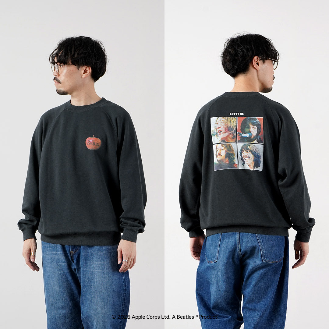 FREE RAGE / 비틀즈 × FREE RAGE Last Release Raglan Crew 스웨트셔츠