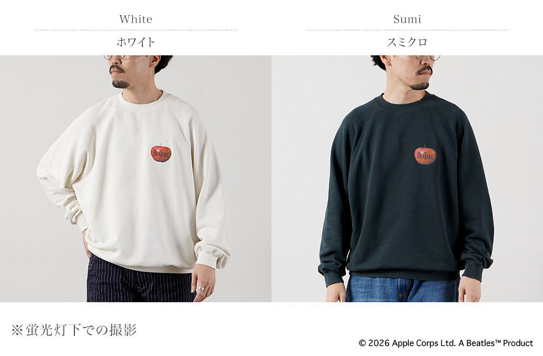 FREE RAGE / 비틀즈 × FREE RAGE Last Release Raglan Crew 스웨트셔츠