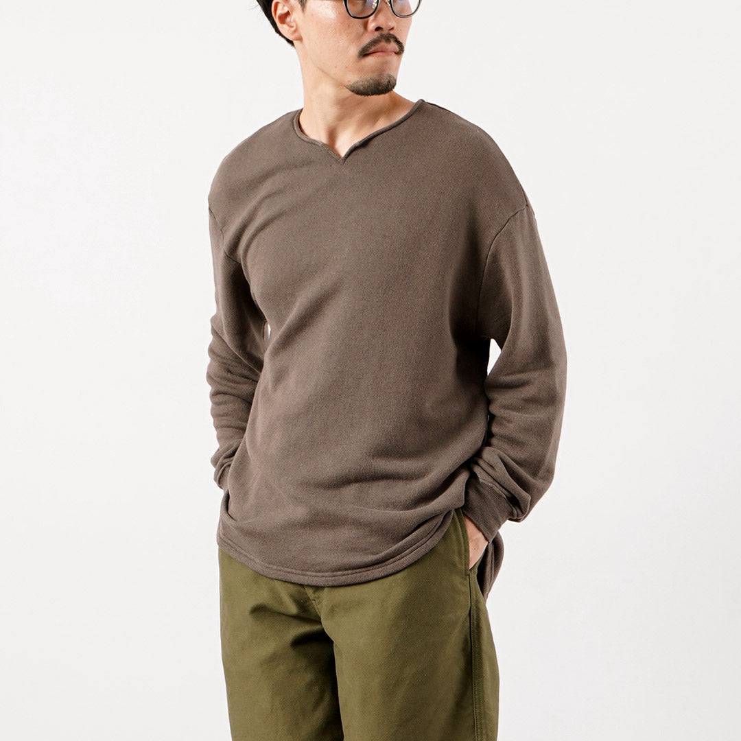 KEMA DESIGNS / Key Neck Light Terry Pullover