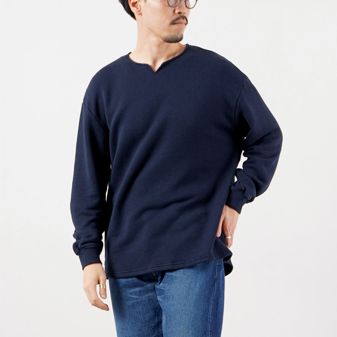 KEMA DESIGNS / Key Neck Light Terry Pullover
