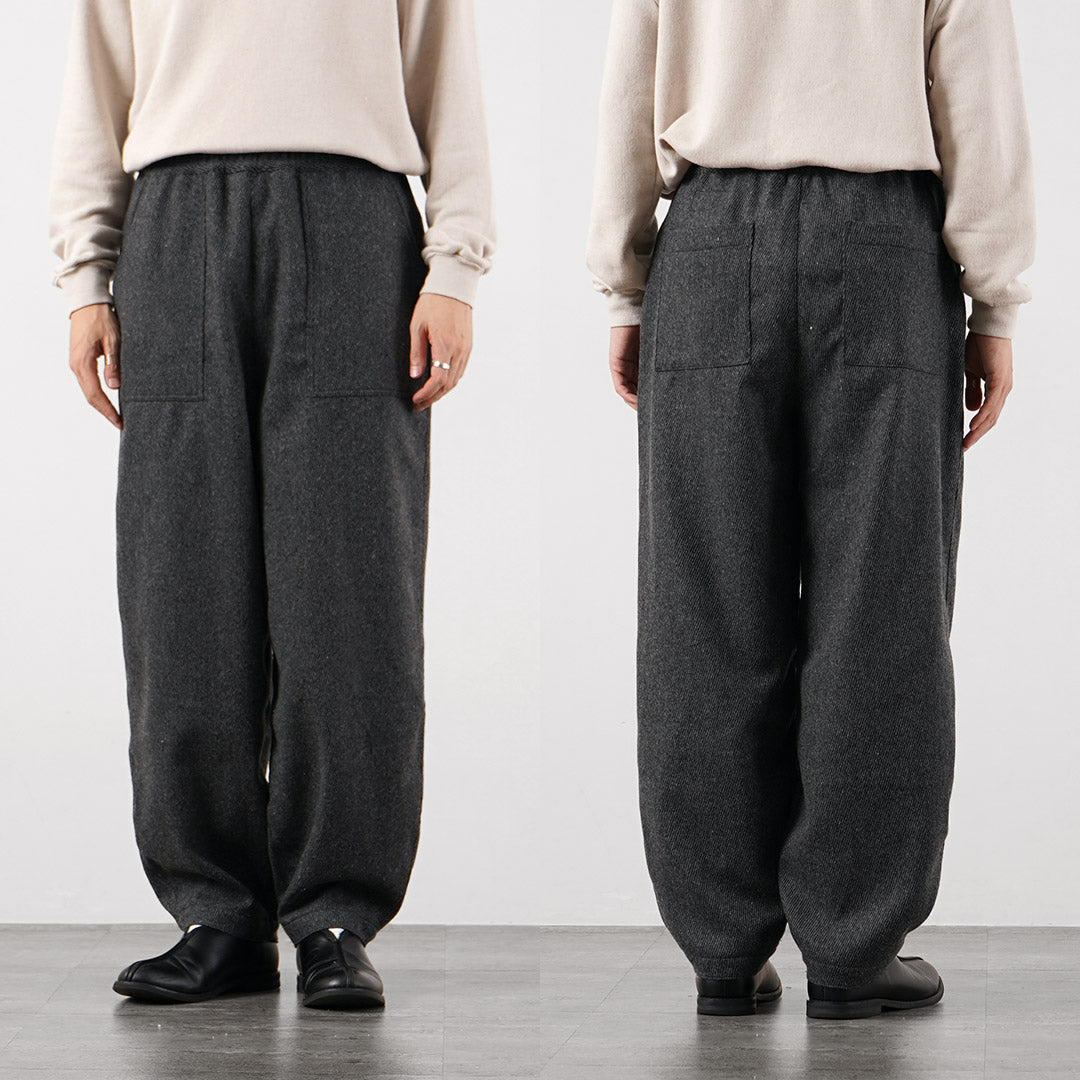 KEMA DESIGNS /“羊絨克西寬錐形貝克休閒褲 - 羊毛”