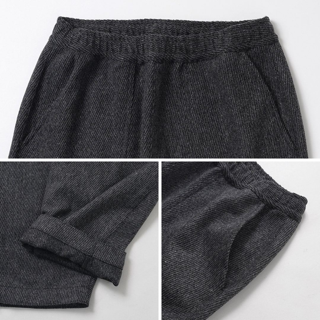 KEMA DESIGNS /“羊絨克西寬錐形貝克休閒褲 - 羊毛”