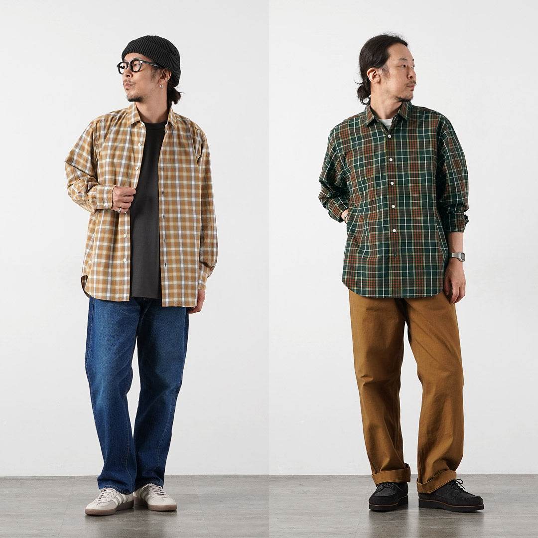 HARROWE HARROWE / 체크 레귤러 칼라 셔츠