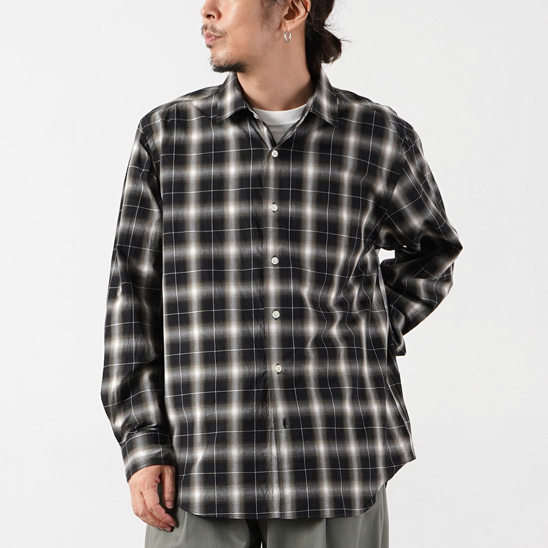 HARROWE HARROWE / 체크 레귤러 칼라 셔츠