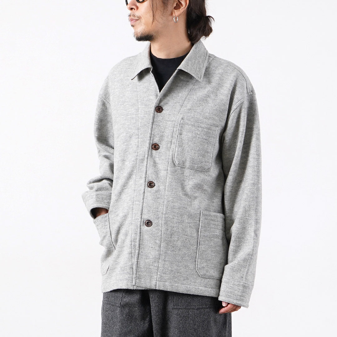 KEMA DESIGNS / Pile Wool Jersey Chore Jacket