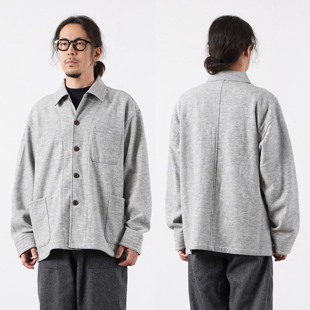KEMA DESIGNS / Pile Wool Jersey Chore Jacket