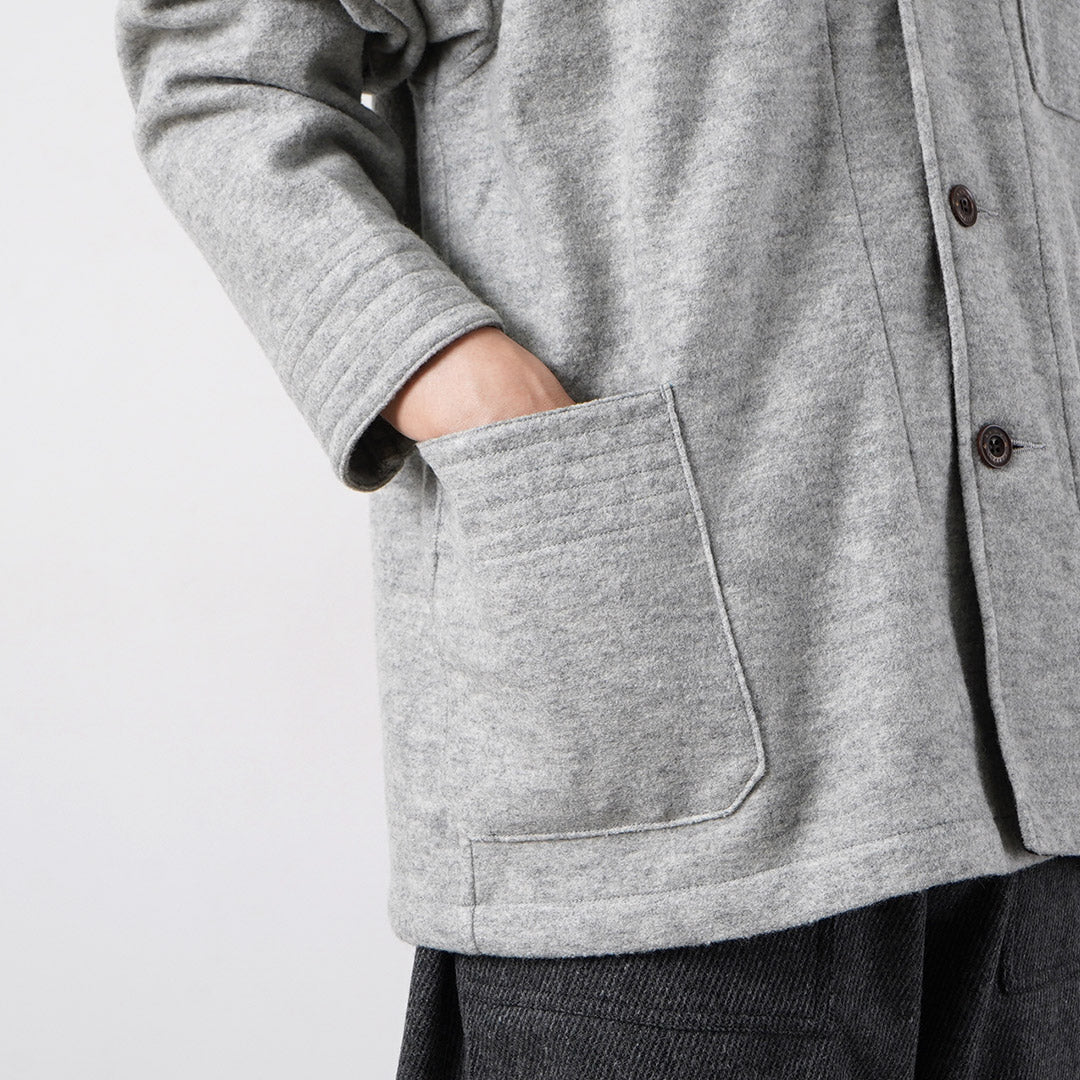 KEMA DESIGNS / Pile Wool Jersey Chore Jacket