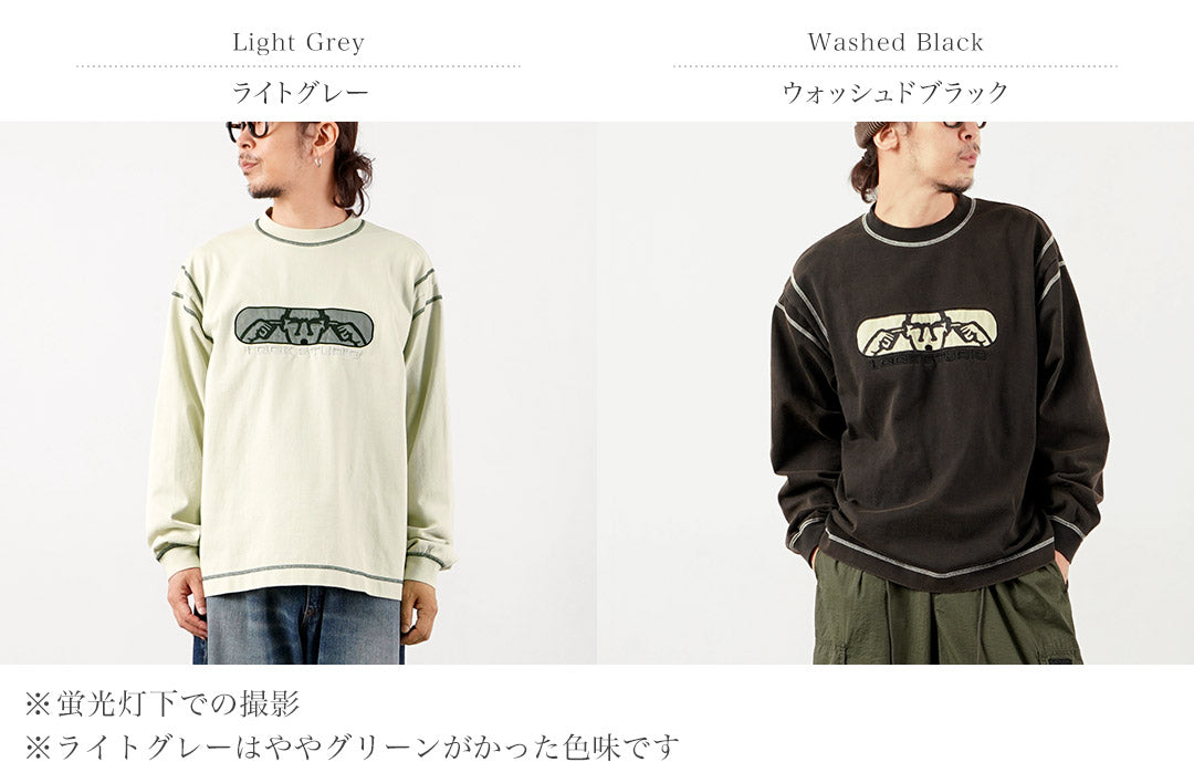 LQQK STUDIO / Graphic Stitch Crew Neck