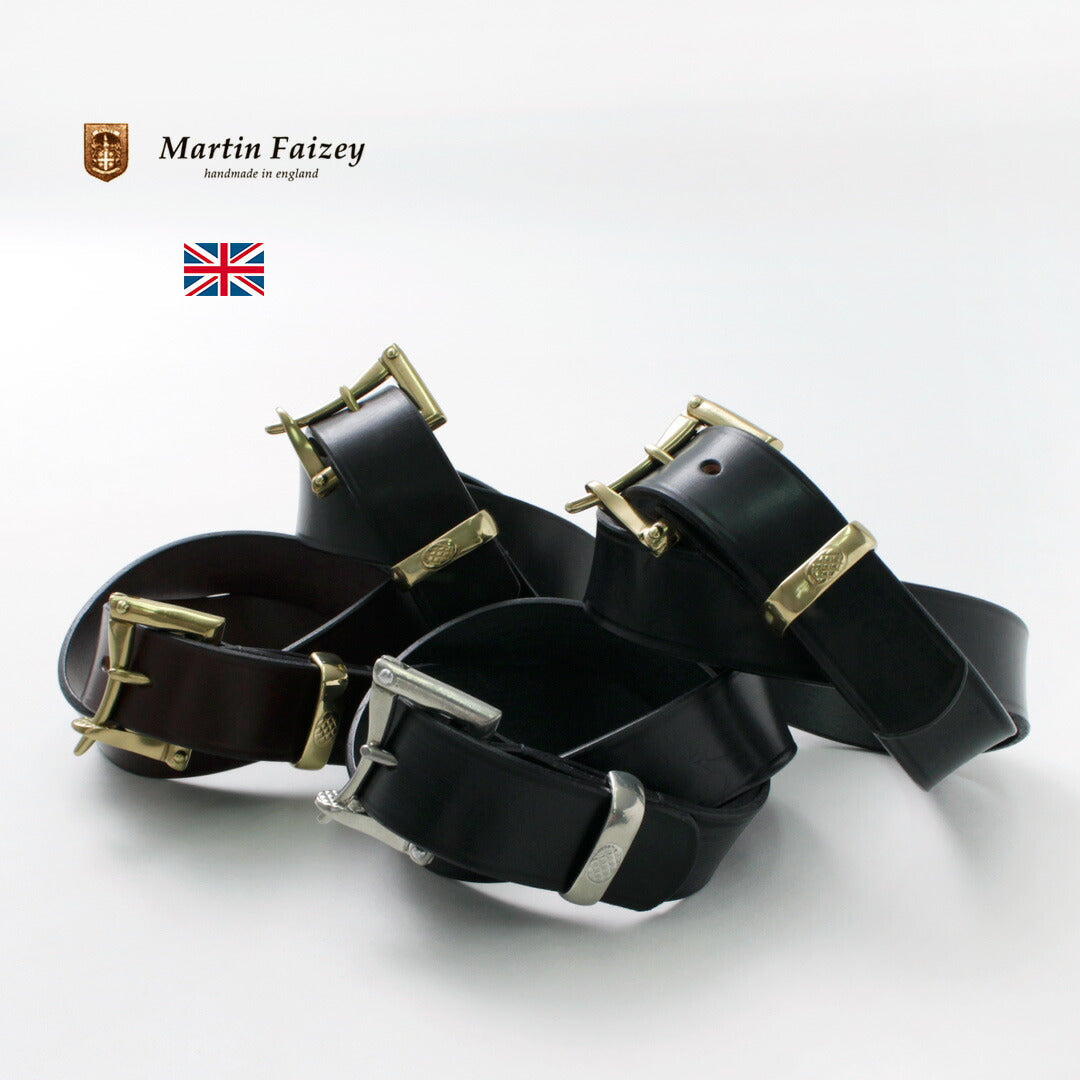 Martin Faizey / Cinturón de cuero de cinturón de liberación rápida de 1.5 pulgadas (38 mm)