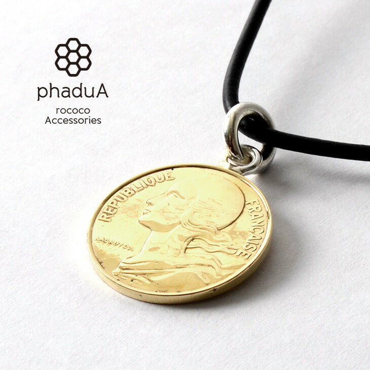 Phadua / antiguo colgante de monedas Top France10