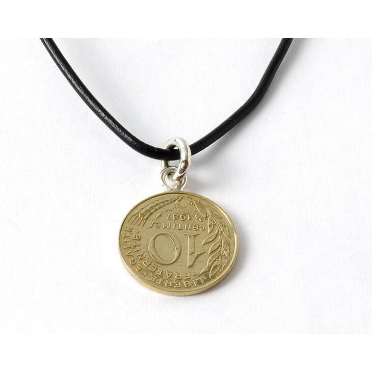 Phadua / antiguo colgante de monedas Top France10