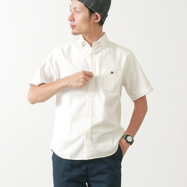 Barns / BR-5266 Ox S / S Boton-Down Camiseta