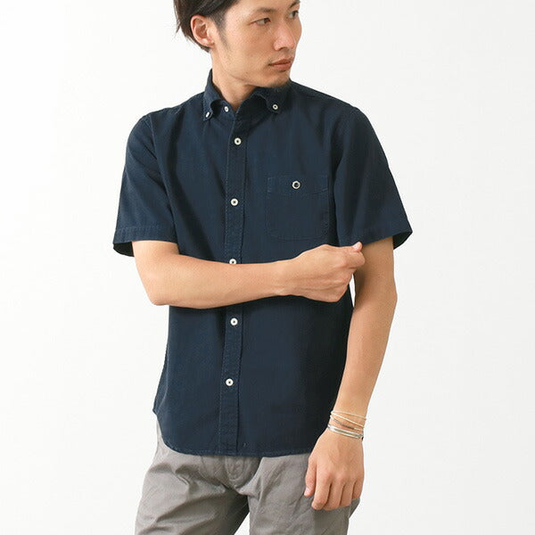 Barns / BR-5266 Ox S / S Boton-Down Camiseta