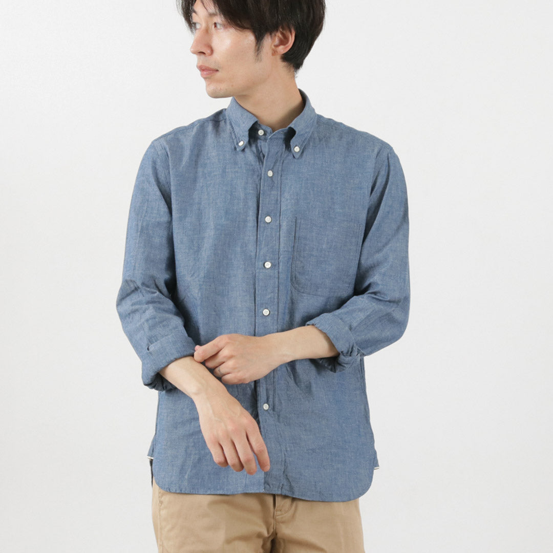 Rococo / Selvage Chambray按鈕下襯衫