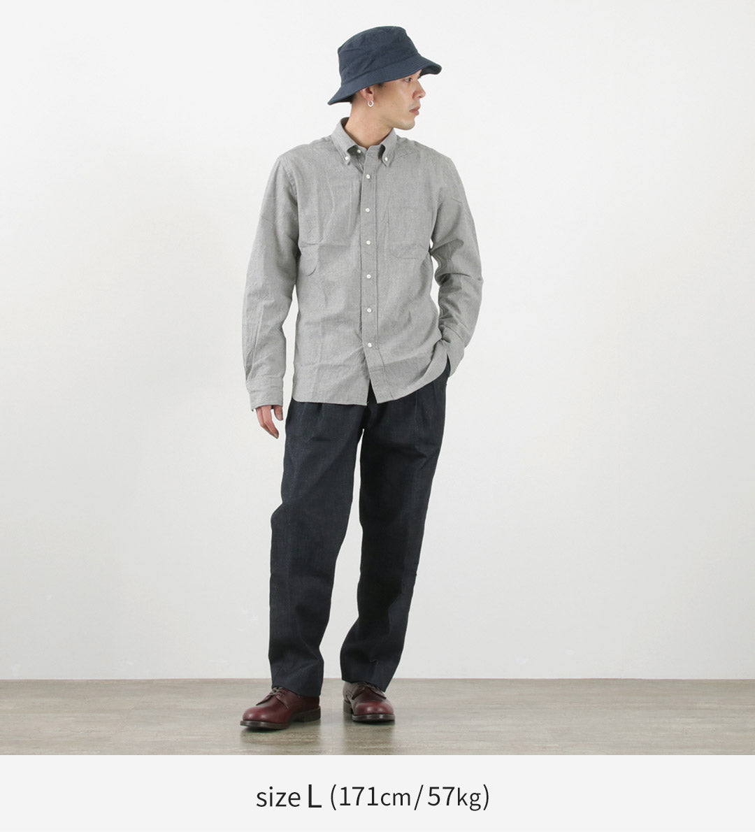 Rococo / Selvage Chambray按鈕下襯衫
