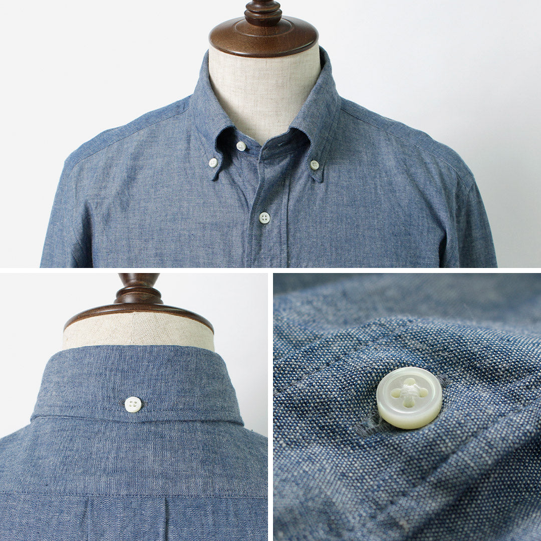 Rococo / Selvage Chambray按鈕下襯衫
