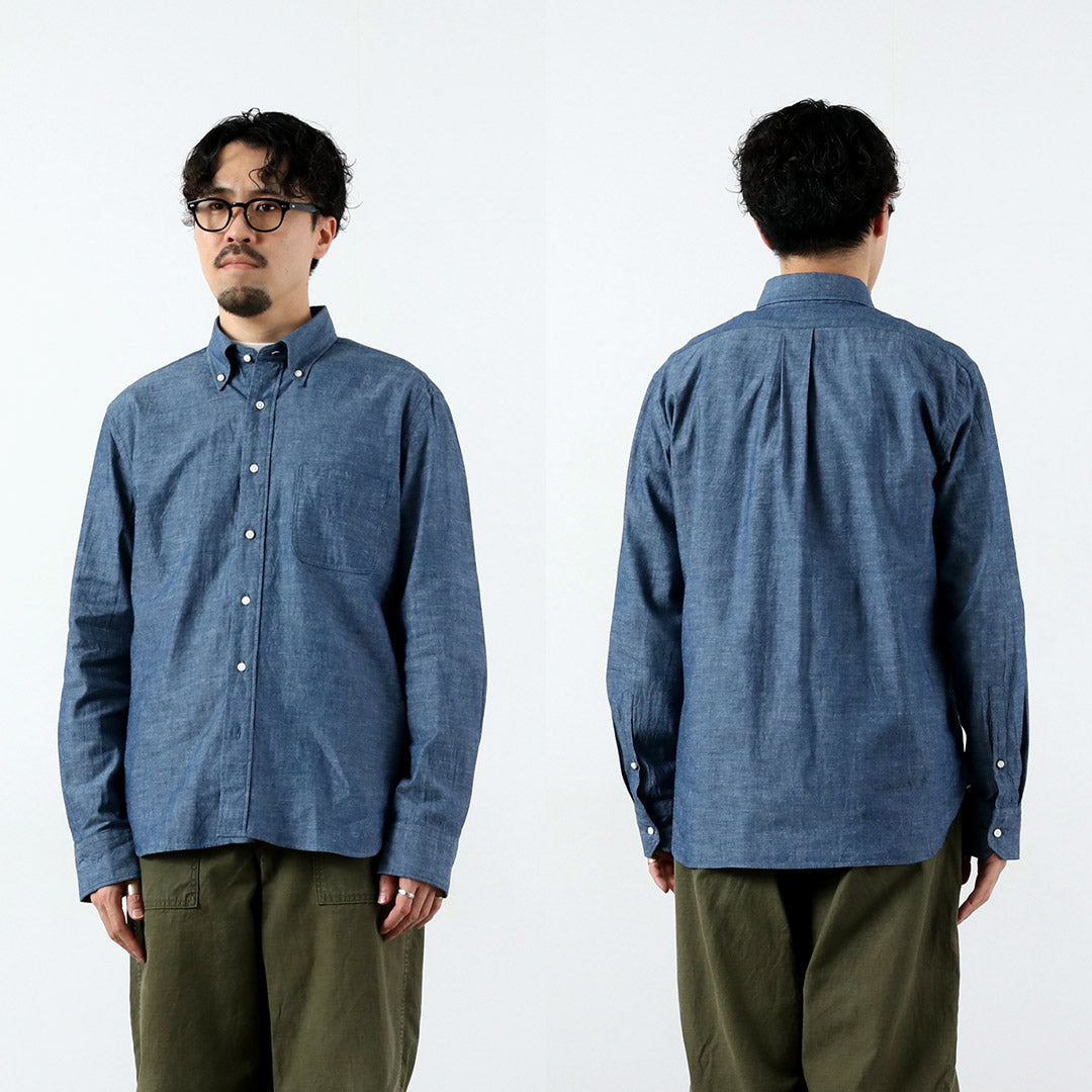 Rococo / Selvage Chambray按钮下衬衫