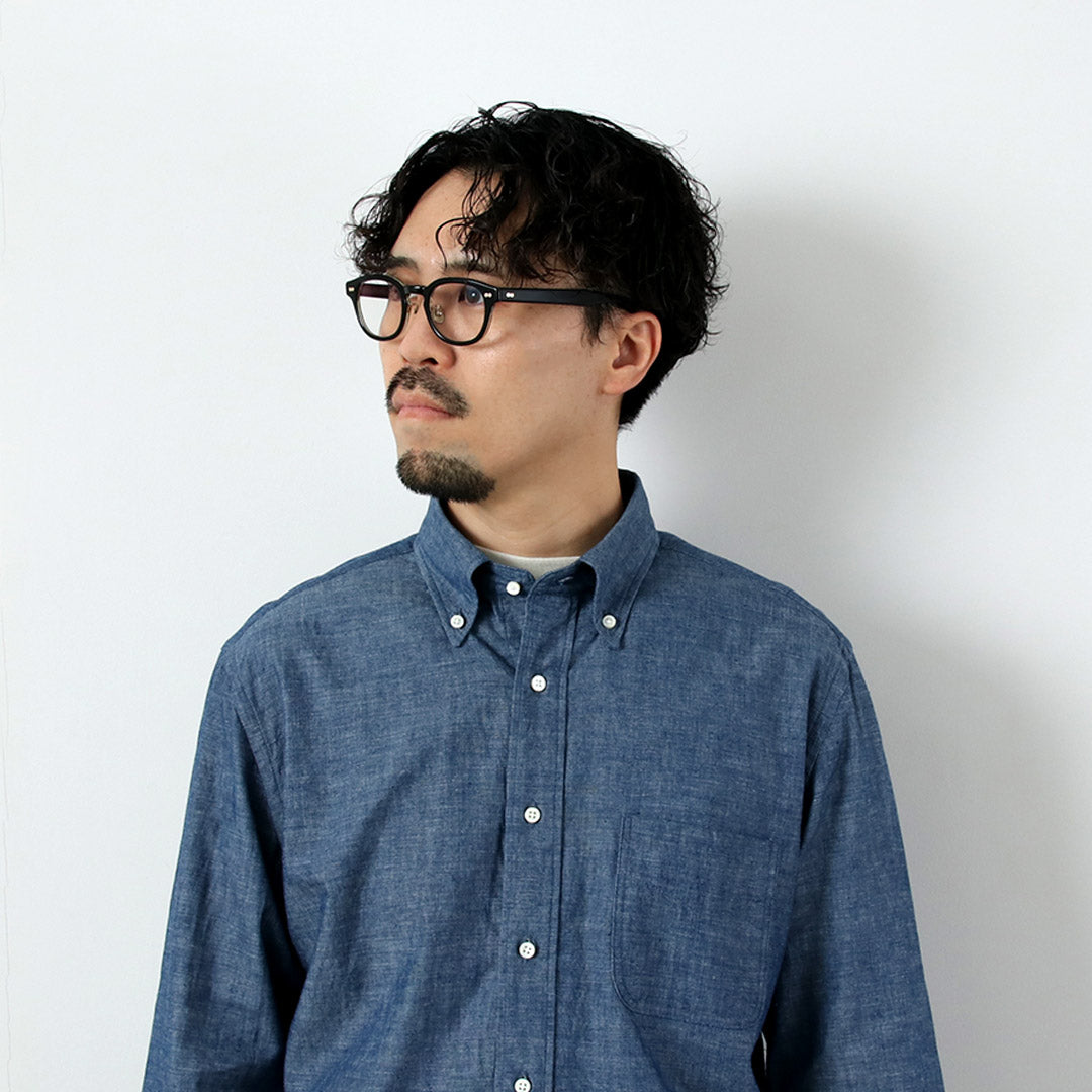 Rococo / Selvage Chambray按钮下衬衫