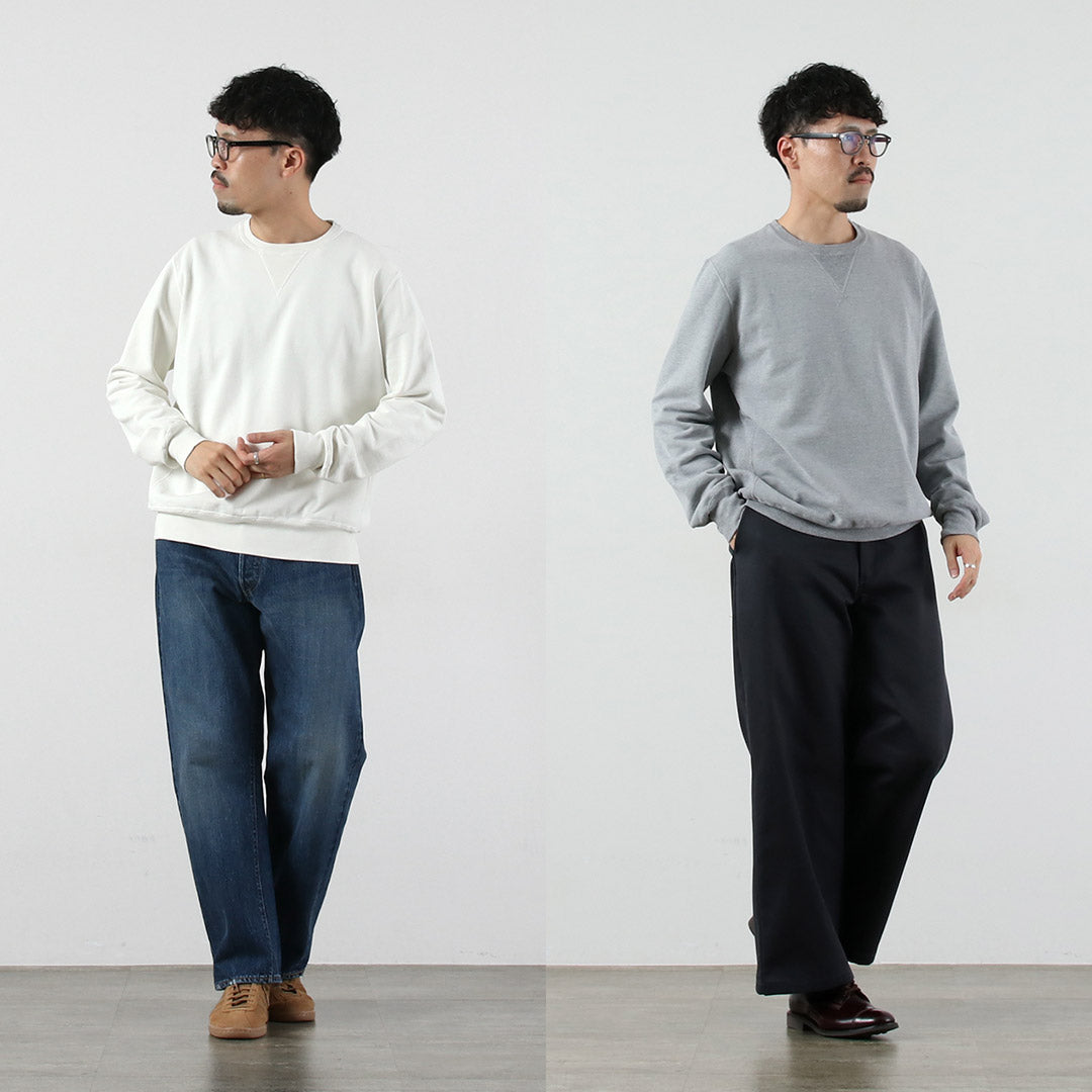 REMI RELIEF / SP Processed Lined Crew Plain Sweatshirt Model 2025