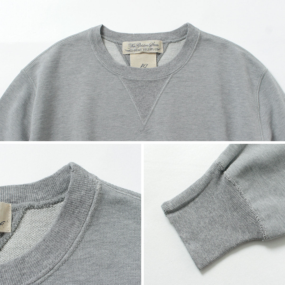 REMI RELIEF / SP Processed Lined Crew Plain Sweatshirt Model 2025
