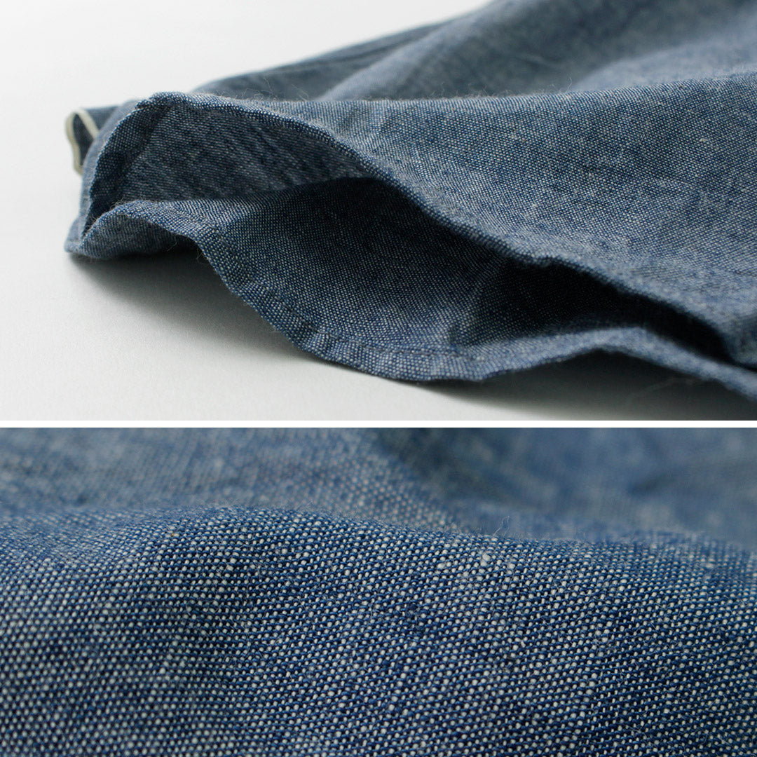 Rococo / selvage chambray s / s按鈕下襯衫