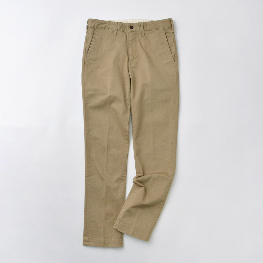 Japan Blue Jeans / JB4100RC Pantalon chino de travail français conique mince
