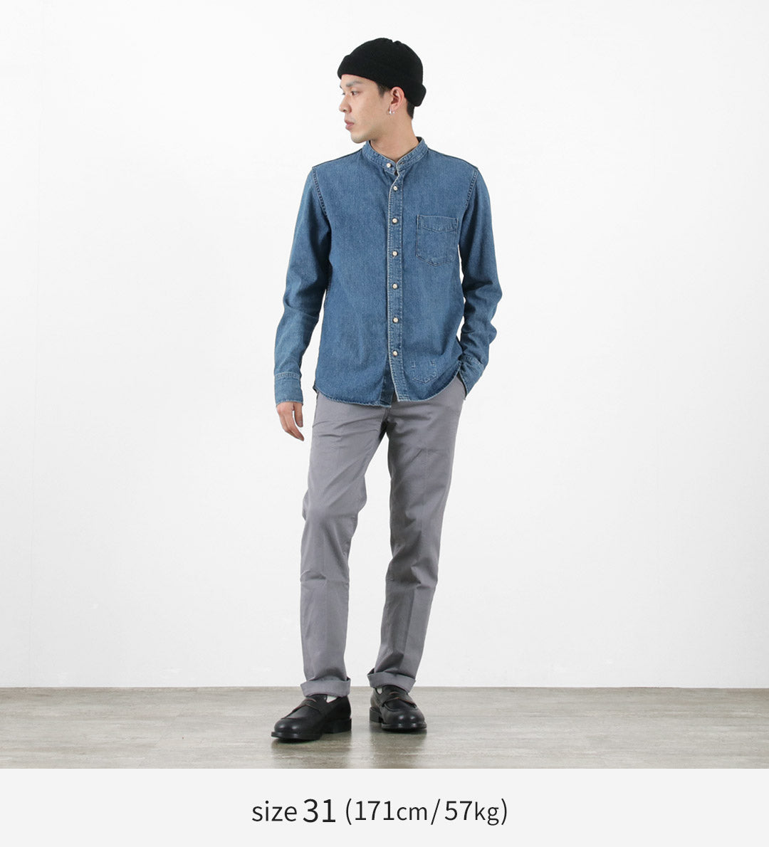 Japan Blue Jeans / JB4100RC Pantalon chino de travail français conique mince