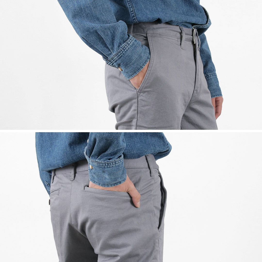 Japan Blue Jeans / JB4100RC Pantalon chino de travail français conique mince