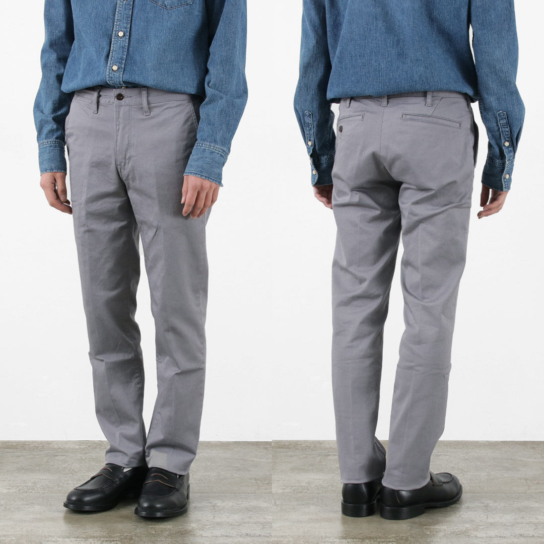 Japan Blue Jeans / JB4100RC Pantalon chino de travail français conique mince
