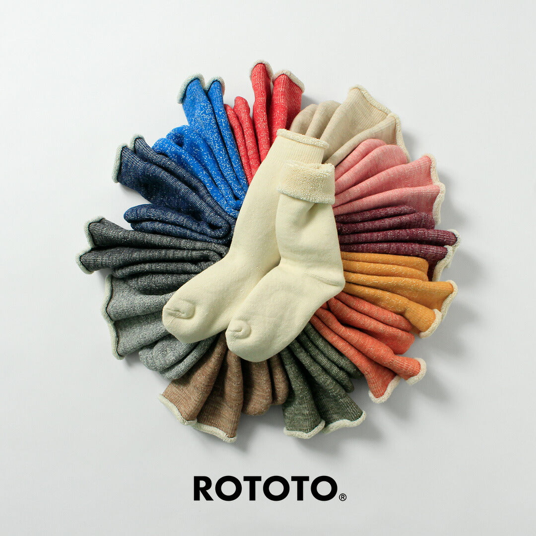【rinyuaru】ROTOTO / R1001 雙面襪