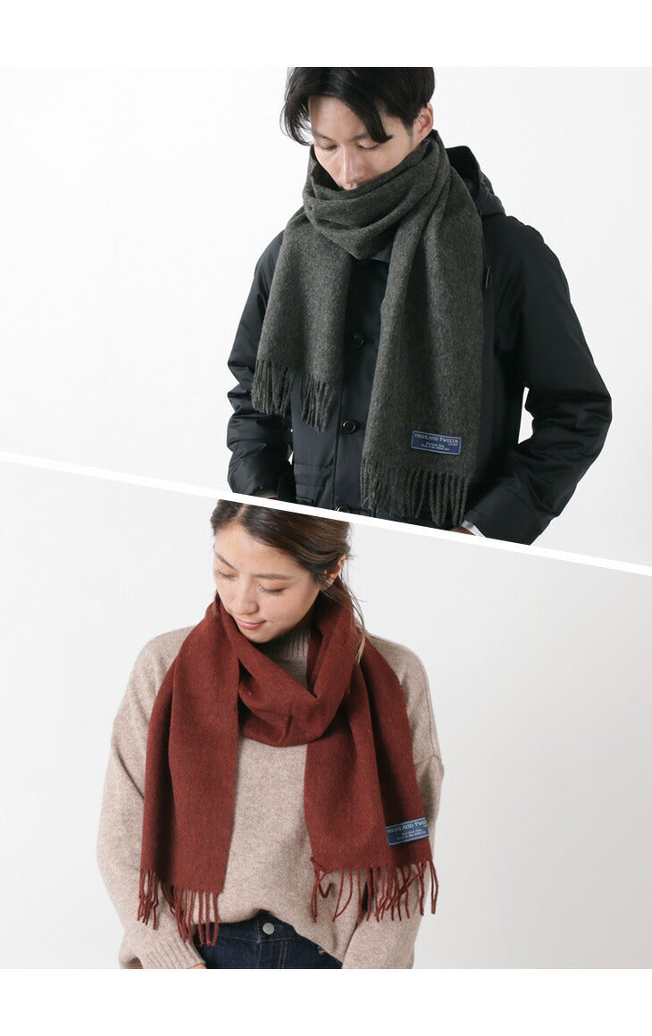 Écharpe en laine Tweeds / Lamb Highland