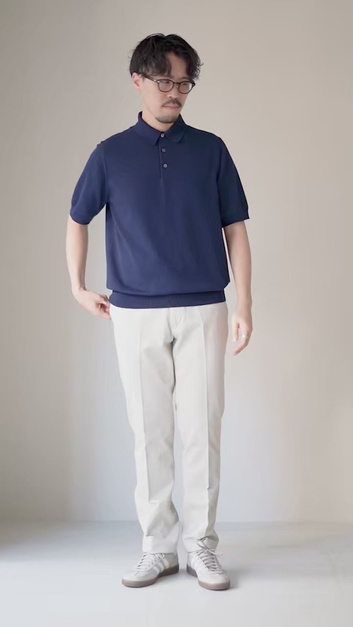 トップス Rinascente Washable Seamless Polo RINASCENTE / 12G Jersey Hybrid Washable Polo Shirt
