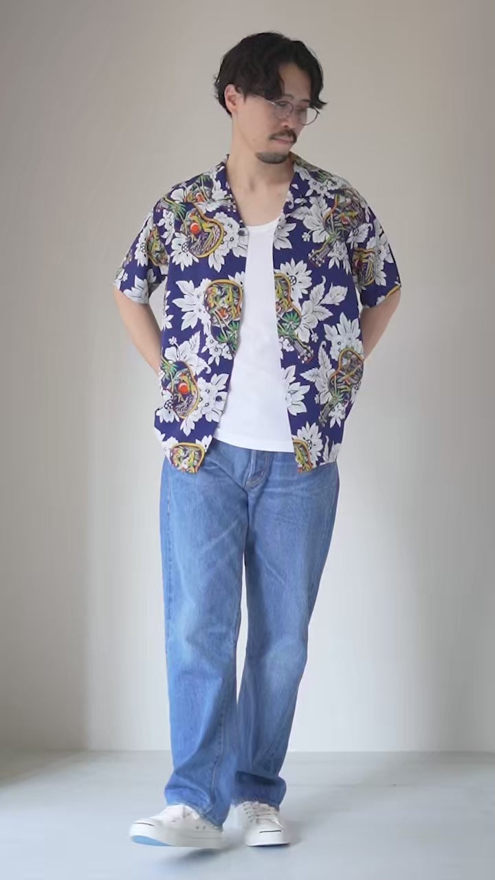 SUN SURF / Ukulele Melody Aloha Shirt