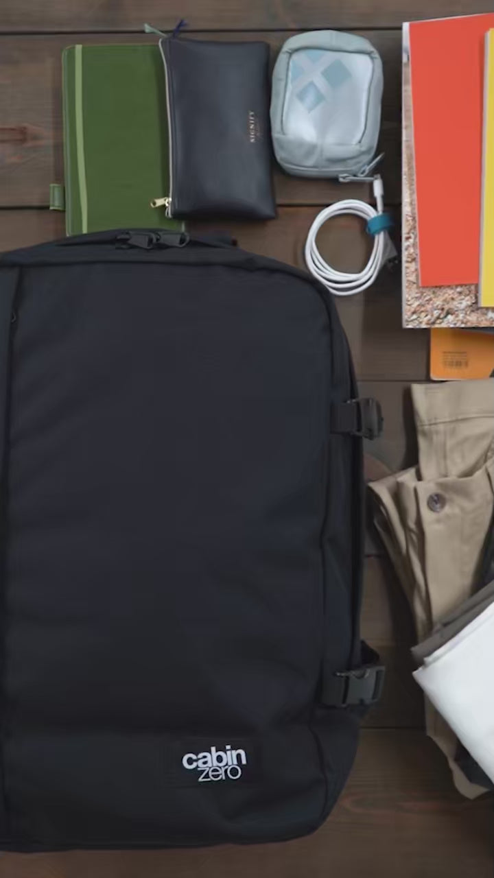 cabinzero classic 44l travel laptop backpack CABIN ZERO Classic 44L Backpack