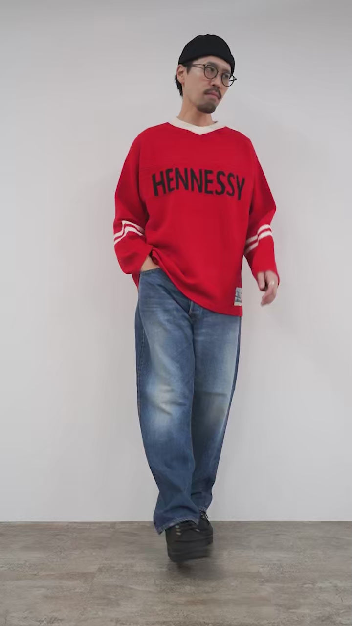 トップス SON OF THE CHEESE Henny Football Sweater SON OF THE CHEESE / Hennessy Football Sweater