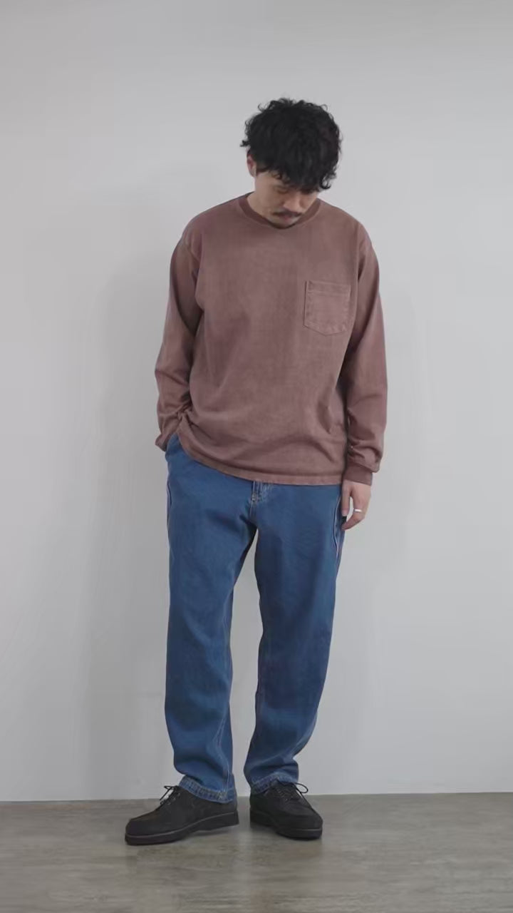 GOHEMP / High Explorer Pants Used wash 12oz hemp cotton denim