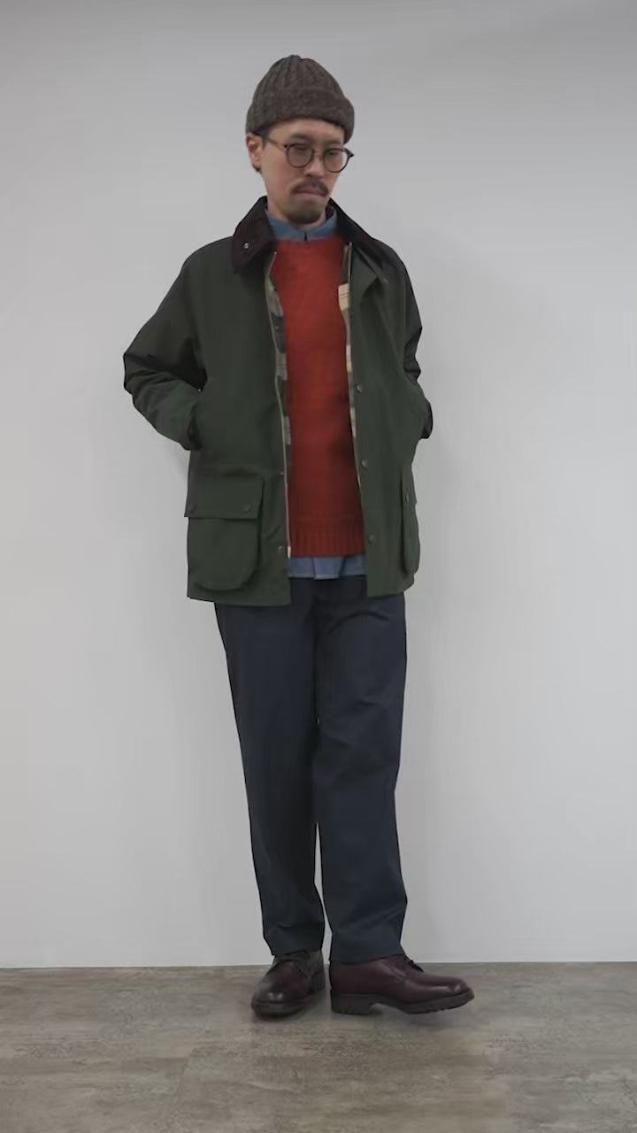Barbour／BEDALE SL 2layer＋FUR LINER／42 BARBOUR / Classic BEDALE Shower Proof Jacket 2 Layer
