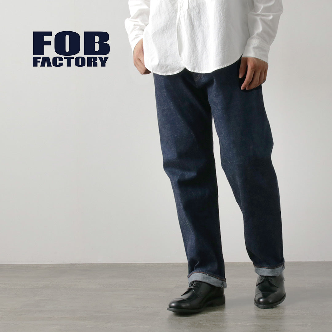 FOB Factory / F1147 Pantalon de Denim large 5P